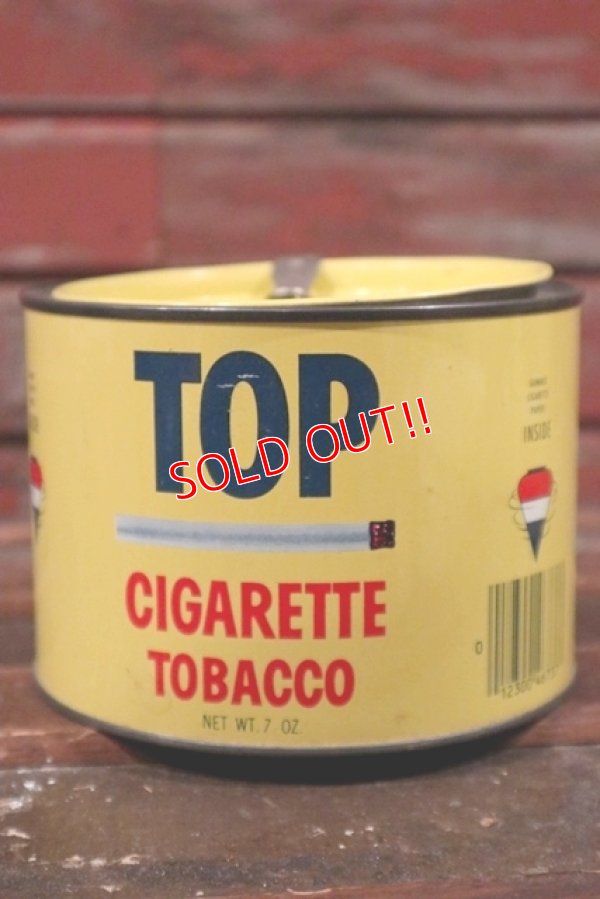 画像1: dp-210501-23 TOP CIGARETTE TOBBACO / Vintage Tin Can