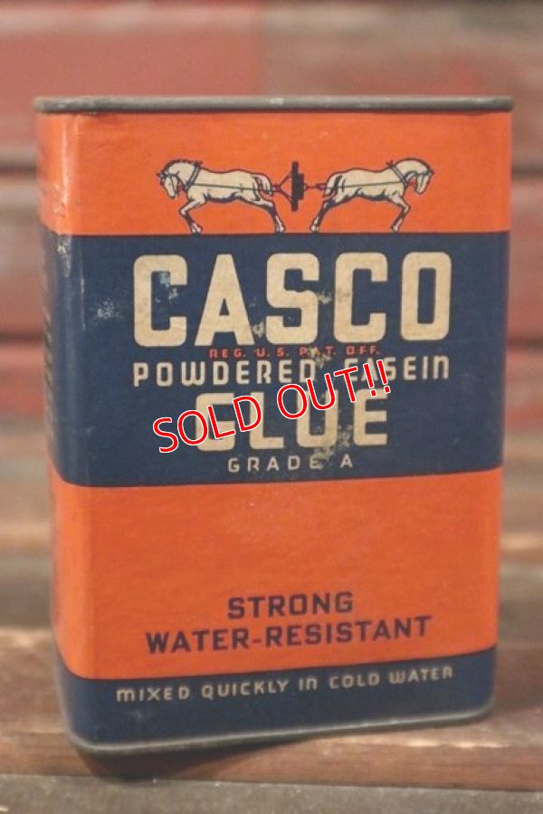 画像1: dp-210501-19 CASCO GLUE / Vintage Tin Can