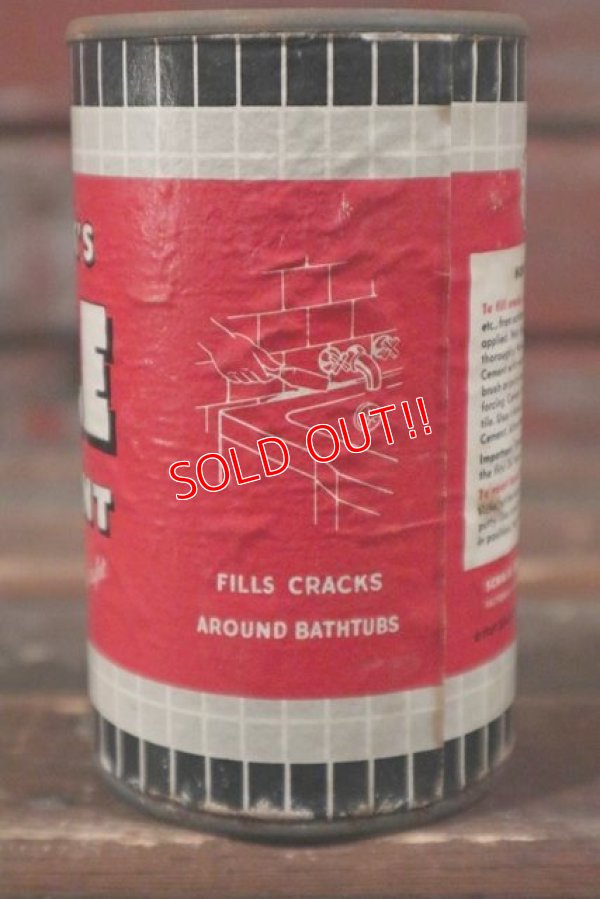画像3: dp-210501-22 SCHALK'S TILE CEMENT / Vintage Tin Can