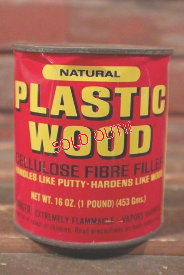 画像1: dp-210501-18 3 IN ONE PLASTIC WOOD / Vintage Tin Can