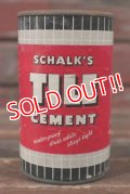 dp-210501-22 SCHALK'S TILE CEMENT / Vintage Tin Can