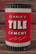 画像1: dp-210501-22 SCHALK'S TILE CEMENT / Vintage Tin Can (1)