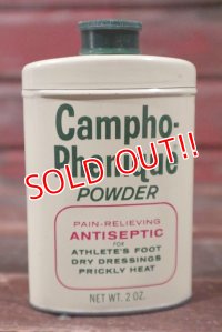 dp-210501-27 Campho-Phenique POWDER / Vintage Tin Can