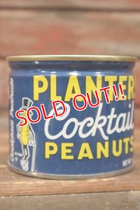 dp-210601-32 PLANTERS / MR.PEANUT 1960's-1970's Cocktail Peanuts Tin Can