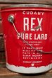 画像4: dp-210601-45 CUDAHY REX PURE LARD / Vintage Tin Bucket