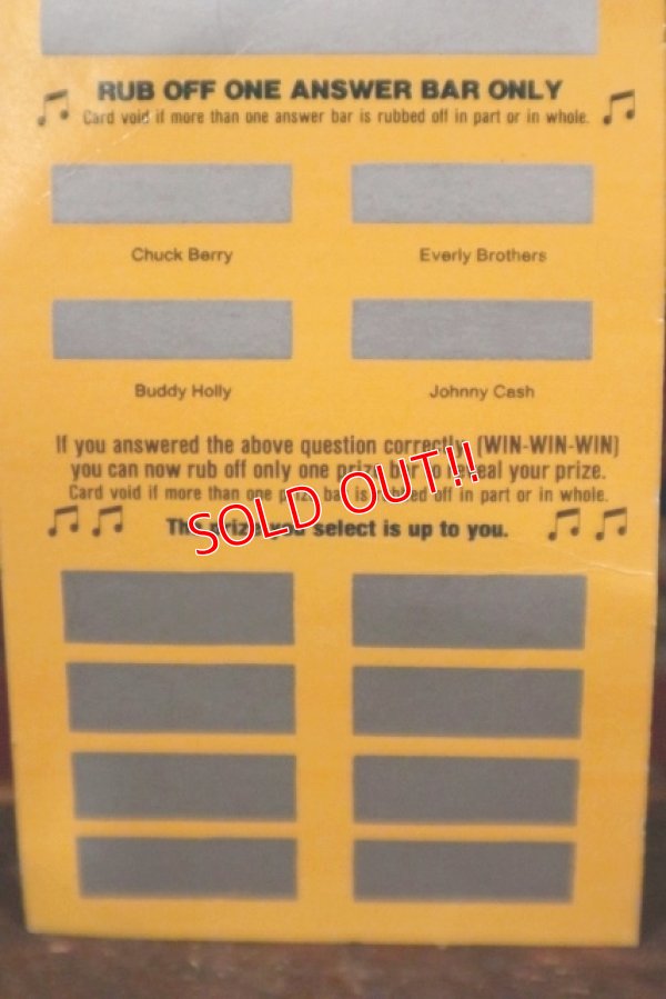 画像3: dp-210601-02 McDonald's / 1982 Menu Music Chant Sheet