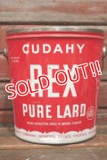 dp-210601-45 CUDAHY REX PURE LARD / Vintage Tin Bucket