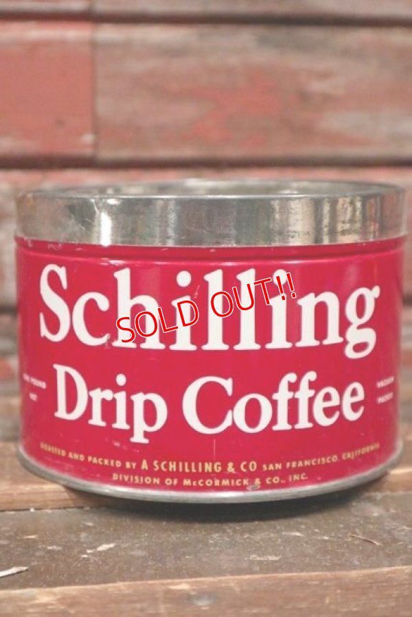 画像1: dp-210601-48 Schilling Drip Coffee / Vintage Tin Can