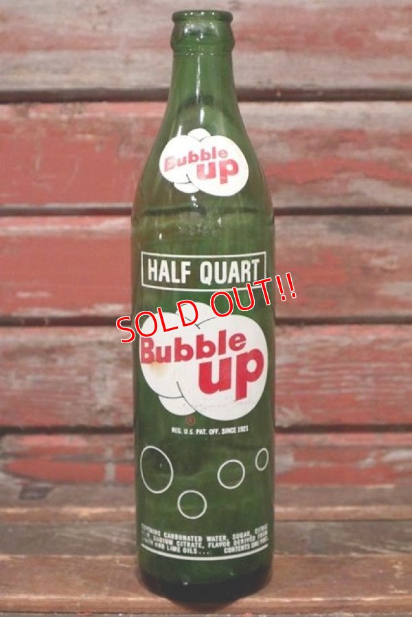 画像1: dp-210601-63 Bubble UP / 1960's Half Quart Bottle