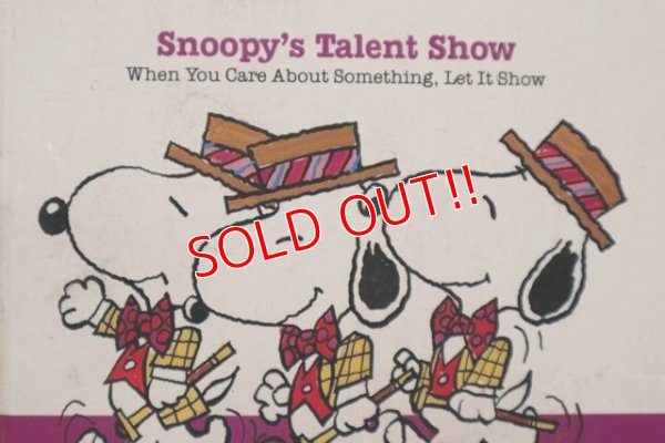 画像2: ct-210501-103 Snoopy's Talent Show / 1980's Picture Book