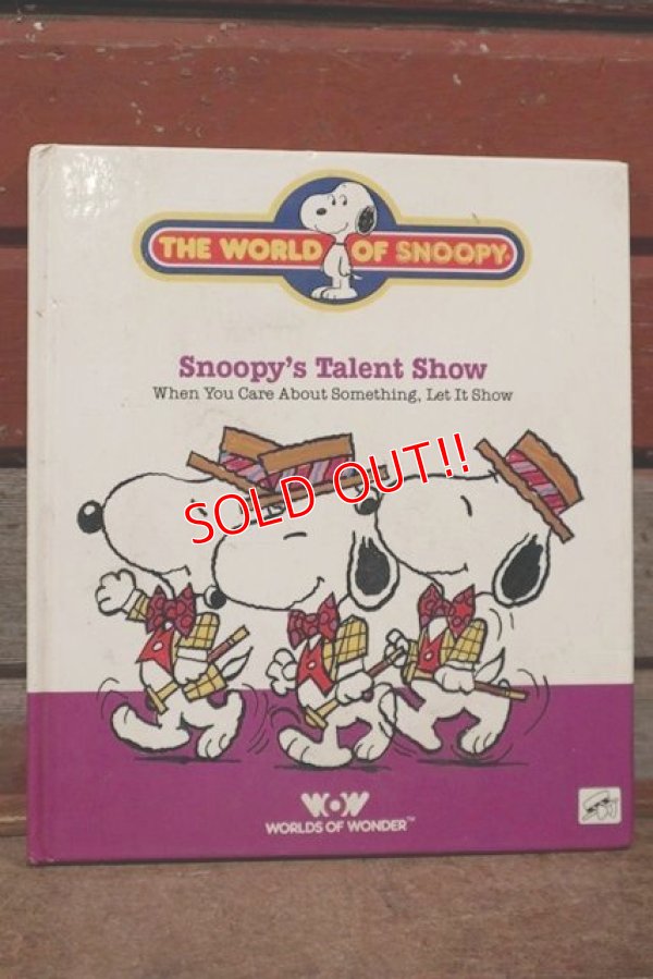 画像1: ct-210501-103 Snoopy's Talent Show / 1980's Picture Book