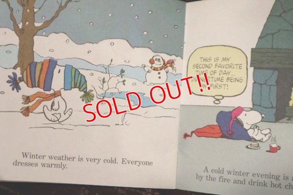 画像7: ct-200415-01 SNOOPY'S facts & fun book about seasons / 1970's Picture Book