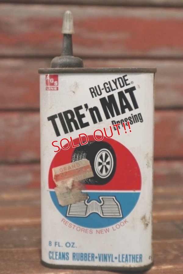 画像1: dp-210601-40 RU-GLYDE TIRE'n MAT Dressing / Vintage Handy Can