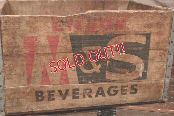 画像3: dp-210601-03 M&S BEVERAGES / 1950's Wood Box