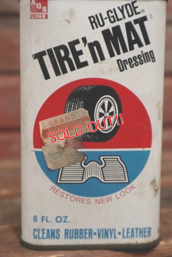 画像2: dp-210601-40 RU-GLYDE TIRE'n MAT Dressing / Vintage Handy Can