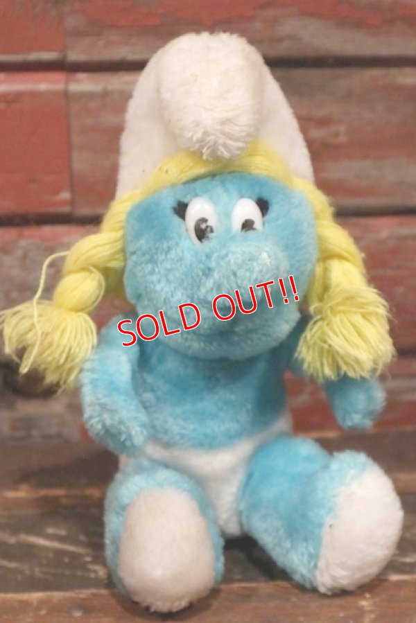 画像1: ct-210601-39 Smurfette / 1980's Plush Doll