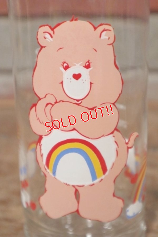 画像2: gs-141101-117 Care Bears / Pizza Hut 1983 "Cheer Bear" Glass