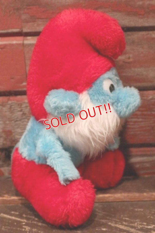 画像3: ct-210601-41 Papa Smurf / 1980's Plush Doll