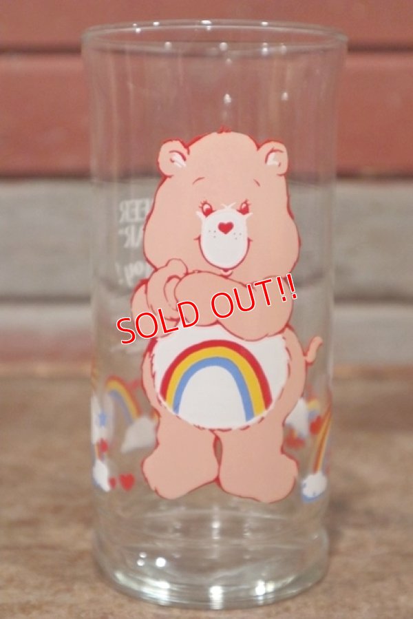 画像1: gs-141101-117 Care Bears / Pizza Hut 1983 "Cheer Bear" Glass