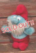 ct-120904-09 Papa Smurf / 1980's mini Plush Doll