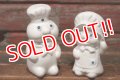 ct-150616-26 Pillsbury / Poppin Fresh & Poppie Fresh 1988 Ceramic Salt and Pepper Set