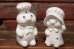 画像1: ct-150616-26 Pillsbury / Poppin Fresh & Poppie Fresh 1988 Ceramic Salt and Pepper Set (1)