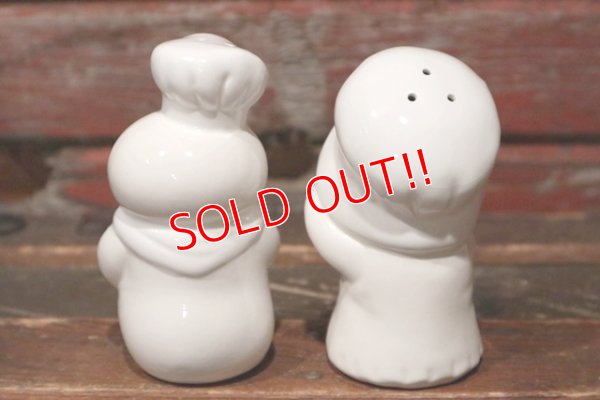 画像6: ct-140820-15 Pillsbury / Poppin Fresh & Poppie Fresh 1988 Ceramic Salt and Pepper Set (Box)