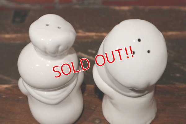 画像7: ct-140820-15 Pillsbury / Poppin Fresh & Poppie Fresh 1988 Ceramic Salt and Pepper Set (Box)