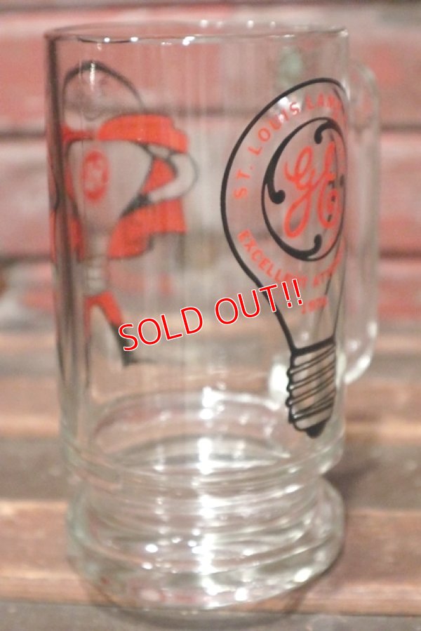 画像7: dp-210701-24 ST.LOUIS LAMP PLANT / GENERAL ELECTRIC 1970's Beer Mug