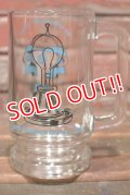 dp-210701-25 ST.LOUIS LAMP PLANT / EDISON REPLICA LAMP 1970's Beer Mug