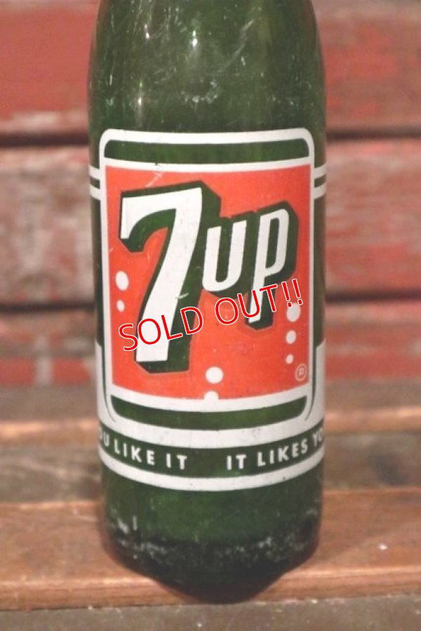 画像2: dp-210301-75 7up / 1960's 10 FL.OZ Bottle