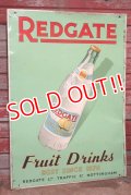 dp-200610-05 REDGATE Fruit Drinks / 1950's Metal Sign