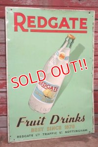 dp-200610-05 REDGATE Fruit Drinks / 1950's Metal Sign