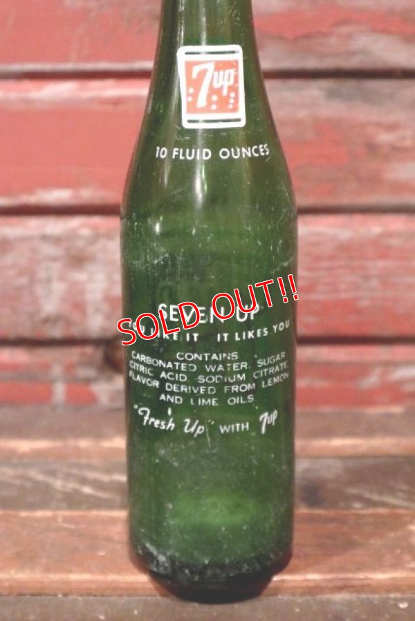 画像4: dp-210301-75 7up / 1960's 10 FL.OZ Bottle