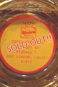 dp-210701-32 Western Motels / Vintage Glass Ashtray