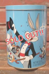 ct-210701-44 Happy Birthday Bugs / 1990's BRACH'S Tin Can