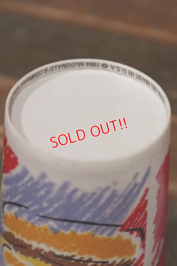 画像6: dp-210701-01 McDonald's / 1994 Paper Cup