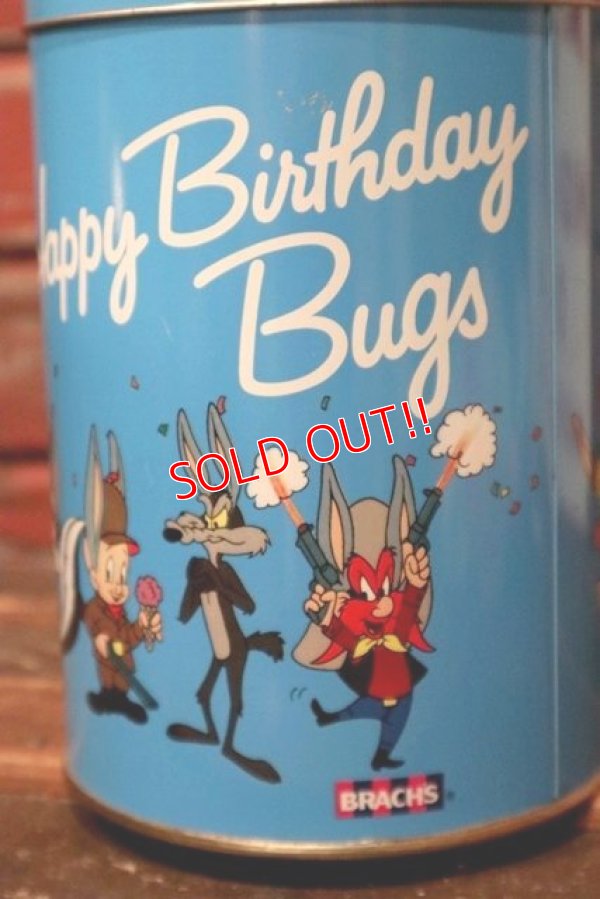 画像5: ct-210701-44 Happy Birthday Bugs / 1990's BRACH'S Tin Can