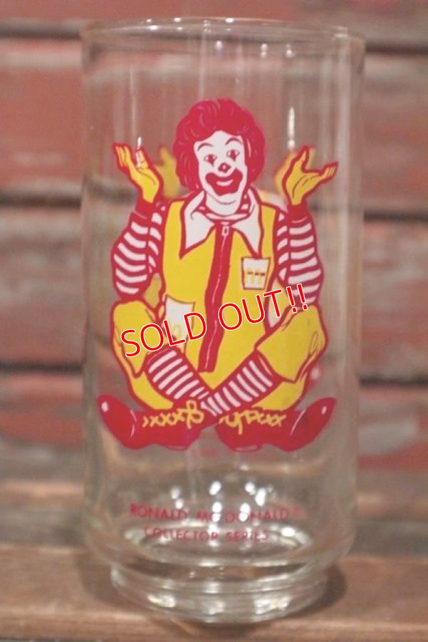 画像1: gs-210701-20 McDonald's / 1970's Collector Series "Ronald McDonald" Glass