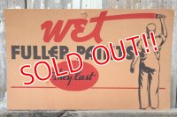 dp-210701-49 FULLER PAINT "WET" / Vintage Paper Sign