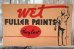 画像1: dp-210701-49 FULLER PAINT "WET" / Vintage Paper Sign (1)
