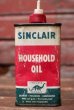 画像1: dp-210701-63 SINCLAIR / 1950's HOUSEHOLD OIL Handy Can (1)