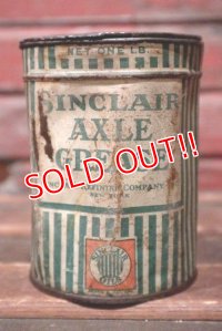 dp-210701-64 SINCLAIR OILS / 1920's AXLE GREASE CAN