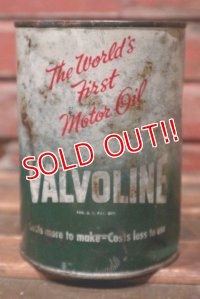 dp-210701-56 VALVOLINE / 1940's-1950's One U.S. Quart Oil Can