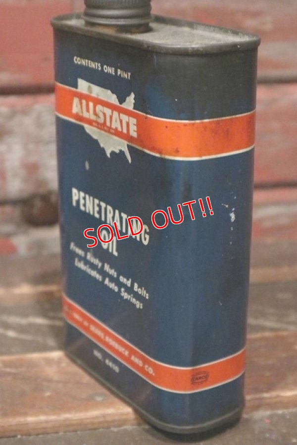画像4: dp-210701-14 ALLSTATE / 1940's-1950's PENETRATING OIL Can