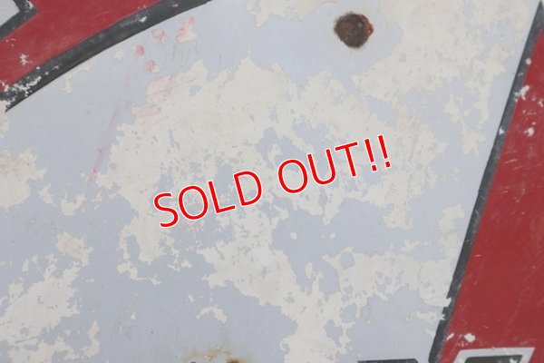 画像14: dp-210701-53 TEXACO / 1930's Gas Station W-Side Round Sign