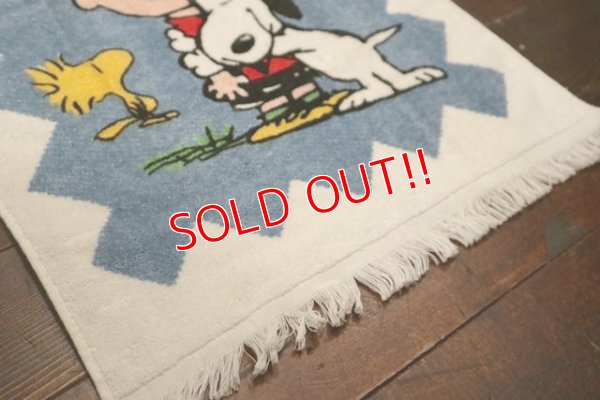 画像4: ct-210801-21 Snoopy & Charlie Brown / Tastemaker 1970's Cotton Towel
