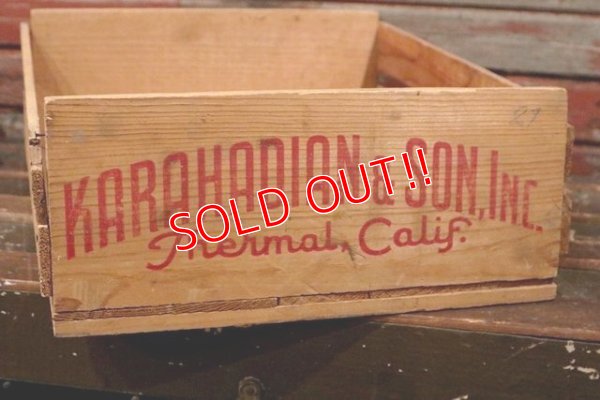 画像6: dp-120912-06 CROWN HILL / Vintage Wood Box