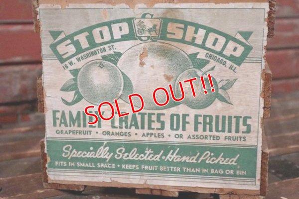 画像2: dp-210601-08 FAMILY CRATES OF FRUITS / Vintage Wood Box