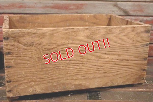画像4: dp-210601-10 RIVER GOLD BARTLETTS / Vintage Wood Box